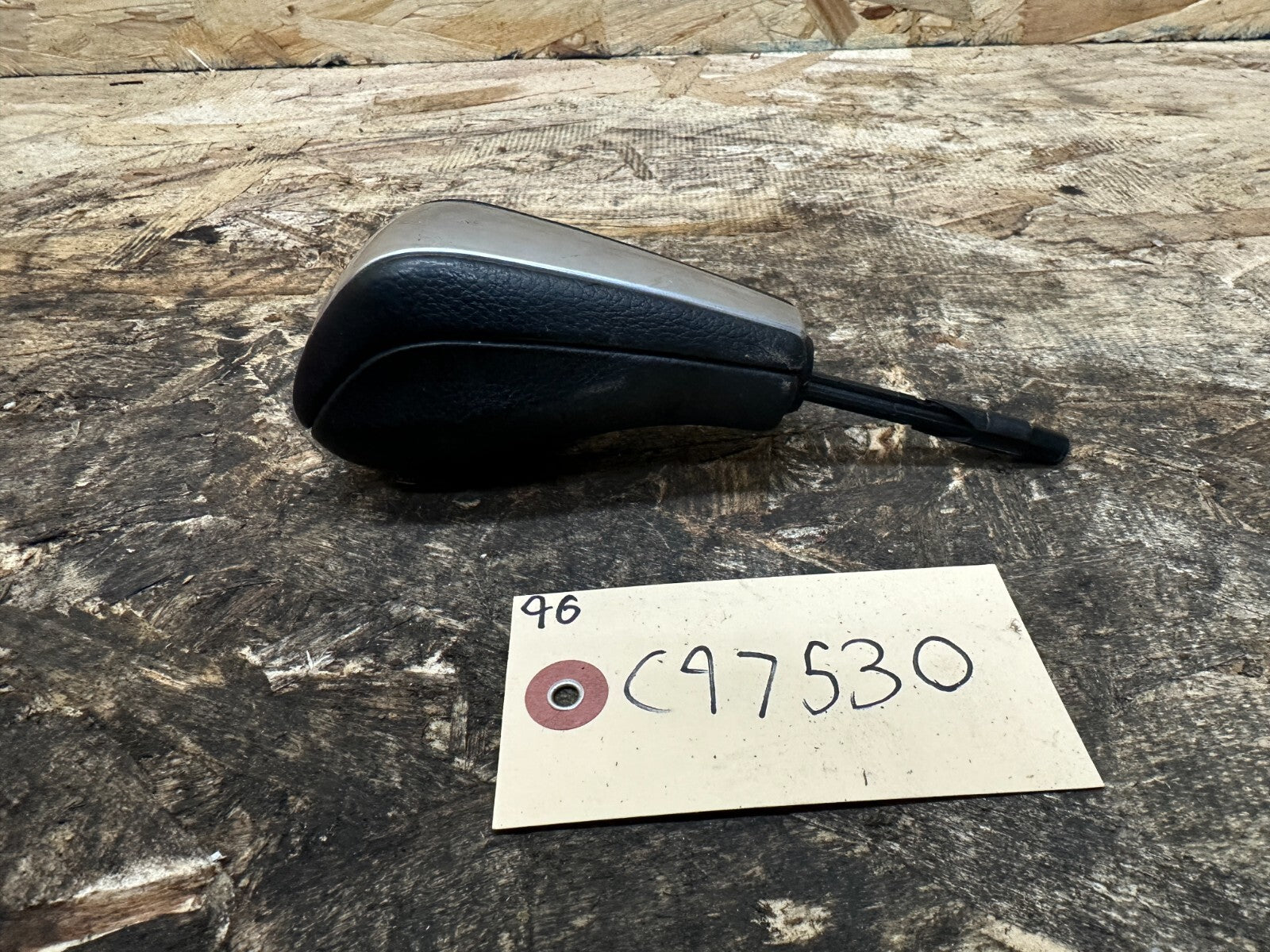 BMW 2006-2012 E90 SILVER AUTOMATIC SHIFTER KNOB OEM 25167570652