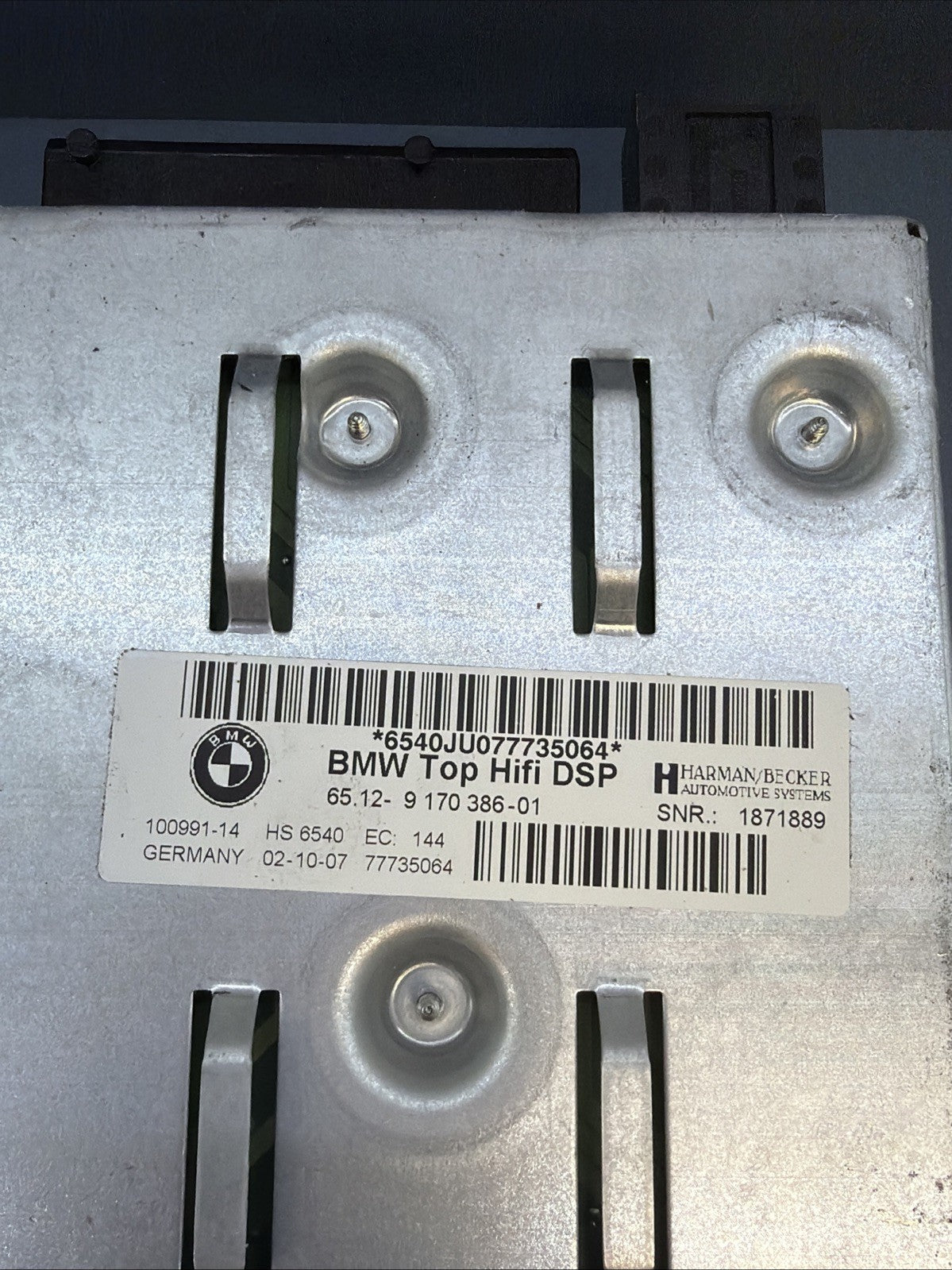 BMW E90 E92 E60 E63 328i 528i 330i 545i Logic BECKER TOP HIFI AMPLIFIER 9170386