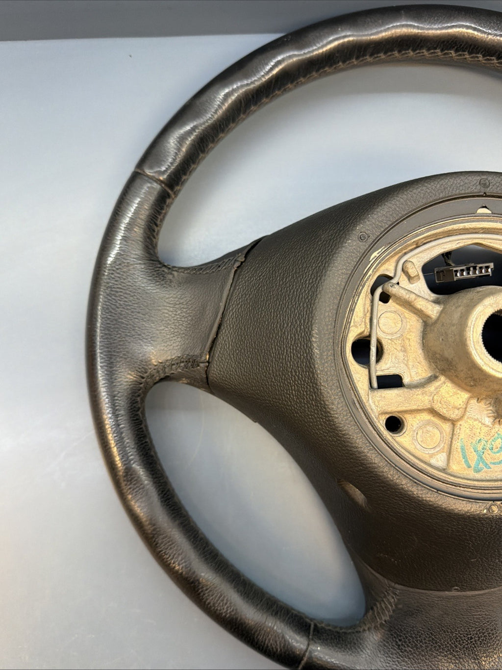 BMW 2006-2012 E90 E9X 3 SERIES BLACK LEATHER STEERING WHEEL OEM 3375E901