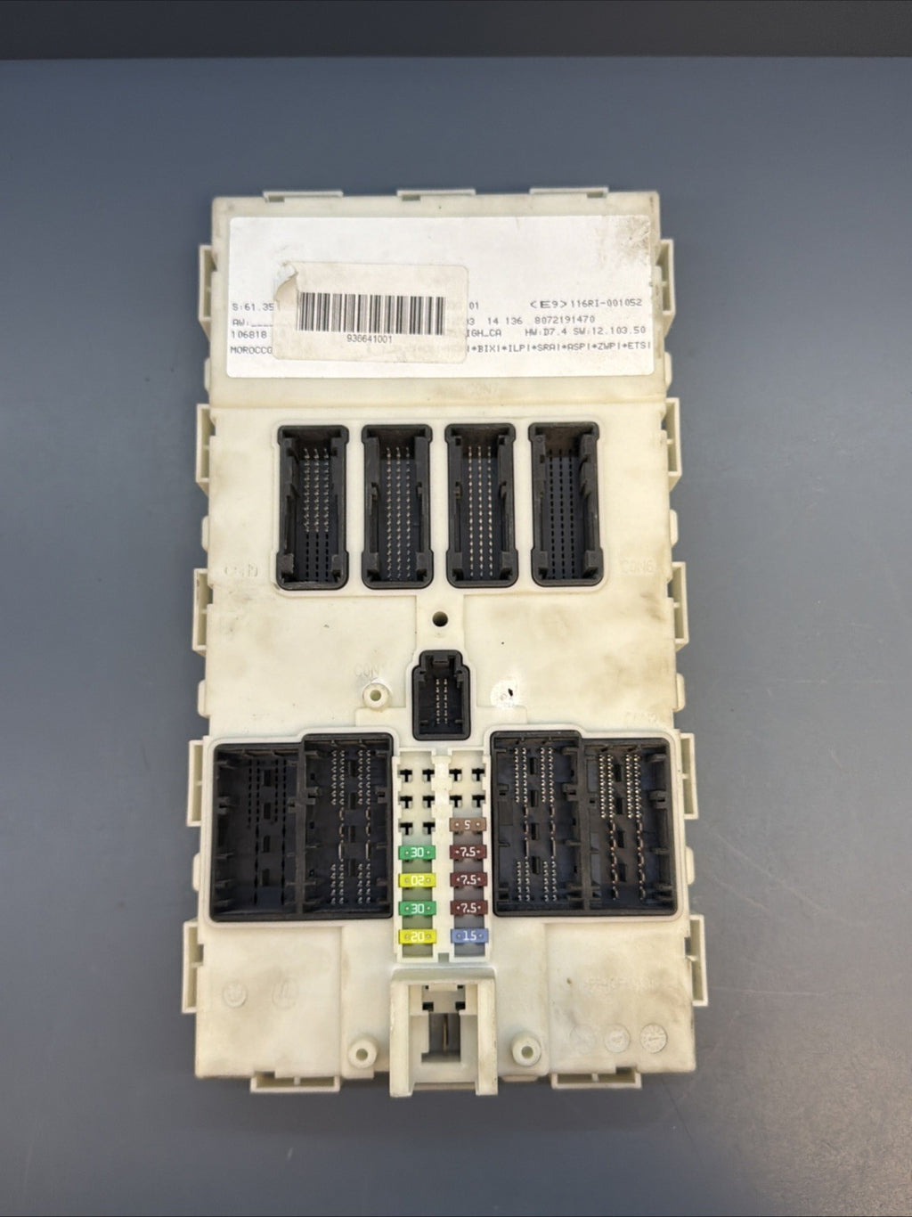 2012 - 2016 BMW 335i F30 Body Control Module BCM BCU 936641001 OEM 