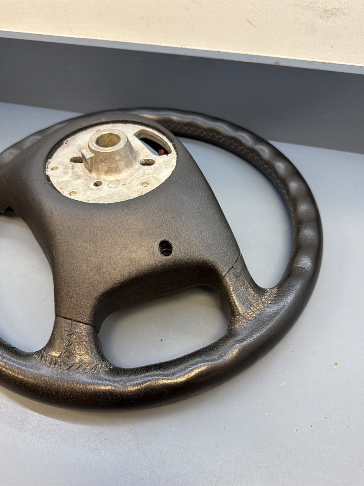 95-03 OEM BMW E39 E38 528 740 750 Left Driver Leather Steering Wheel 6753739