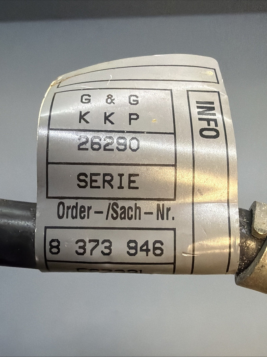 2001-2006 BMW E46 M3 3 SERIES E85 E86 Z4 BATTERY CABLE NEGATIVE OEM 8373946