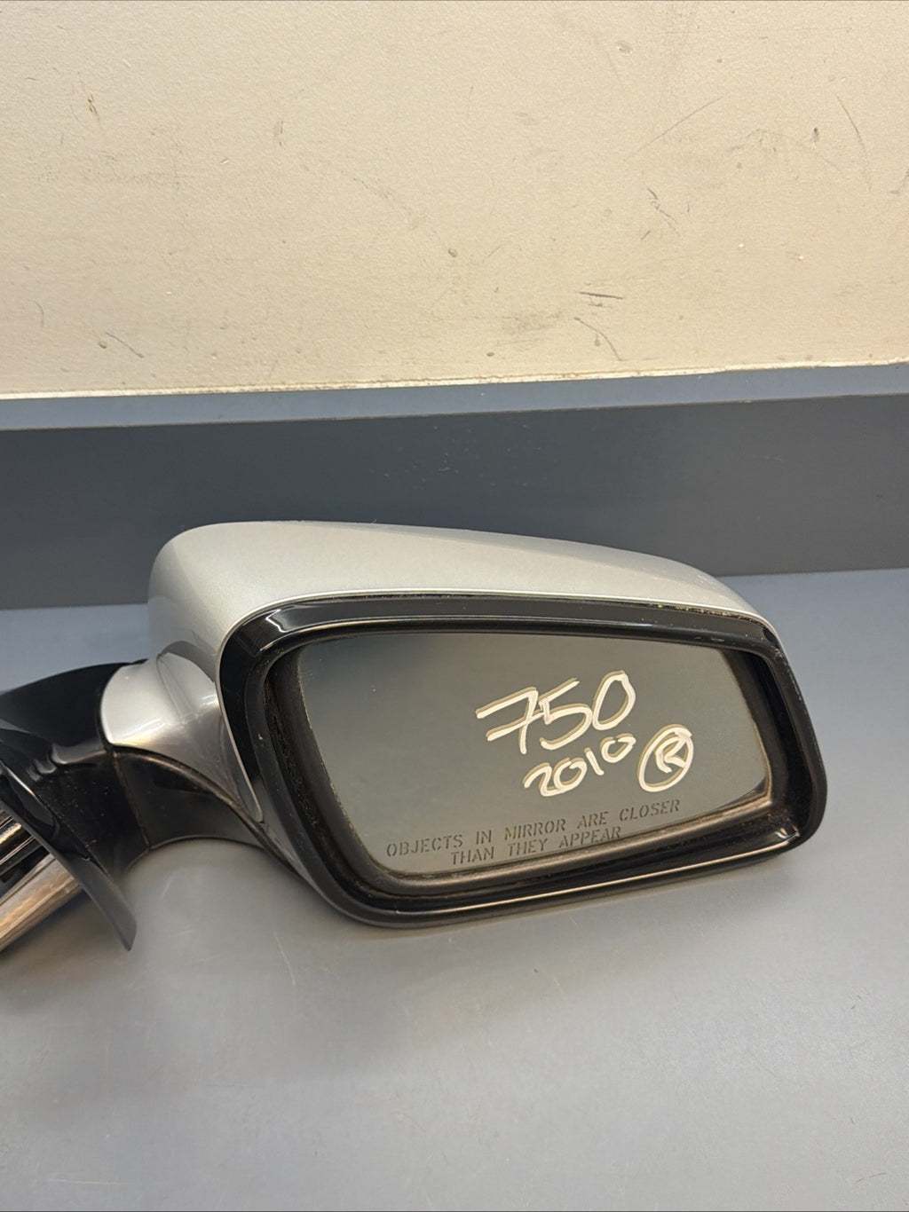 BMW 750 MIRROR RIGHT PASSENGER 2009 2010 2011 2012 7176446 F01 740 OEM