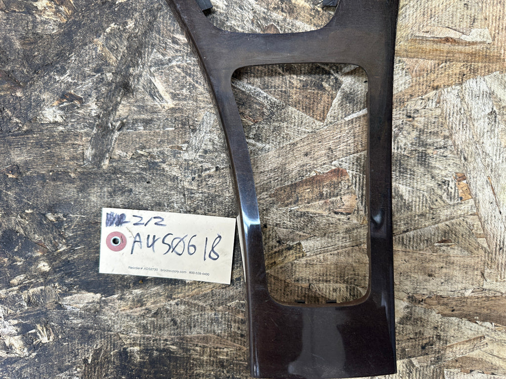 BMW 06-12 E90 3 SERIES NUTWOOD CENTER CONSOLE TRIM PIECE W ASH TRAY 9170875