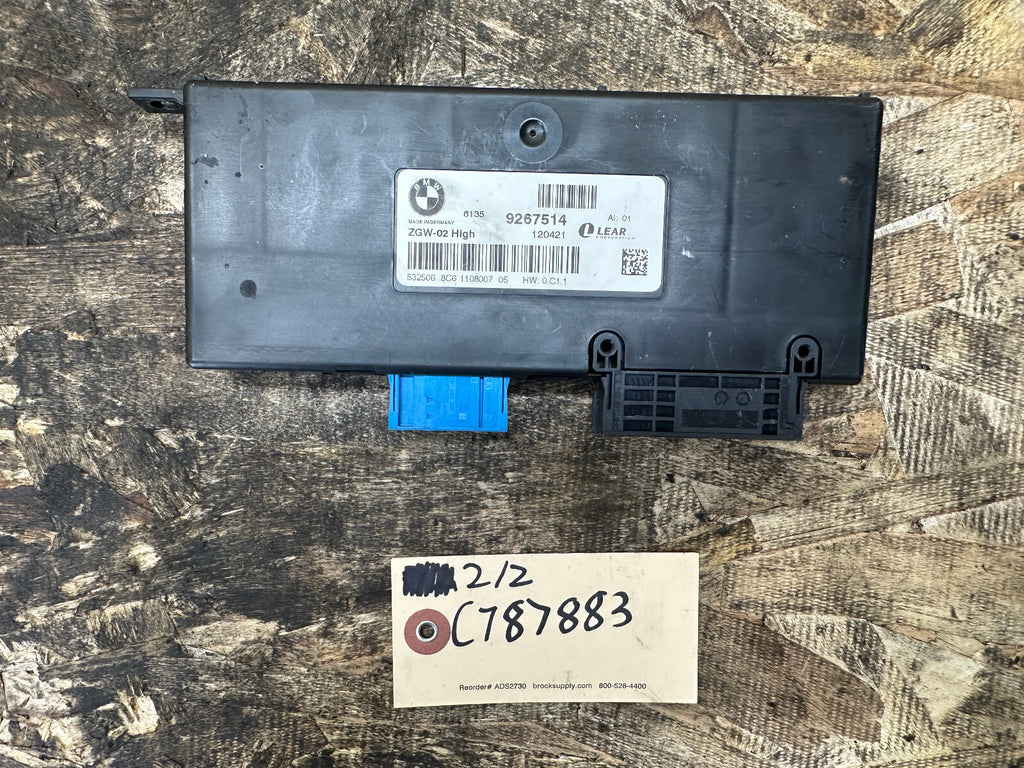 BMW 10-13 F10 5 SERIES CENTRAL GATEWAY MODULE OEM 9267514