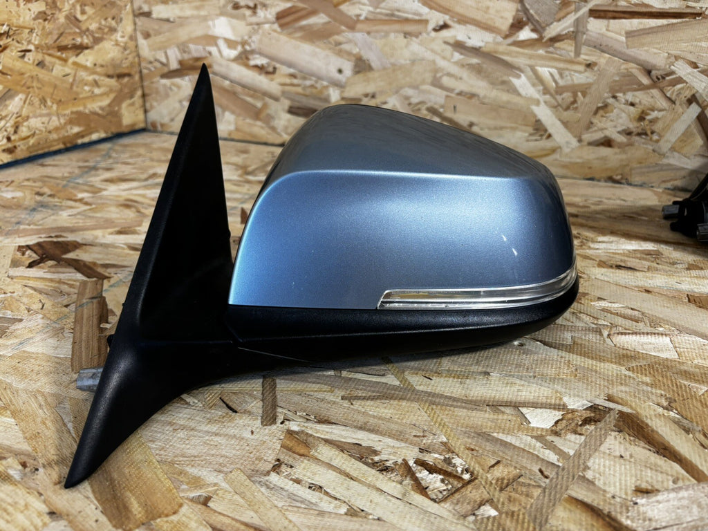 12-13 BMW 3 SERIES F30 LEFT DRIVER SIDE POWER MIRROR DOOR MIRROR  OEM