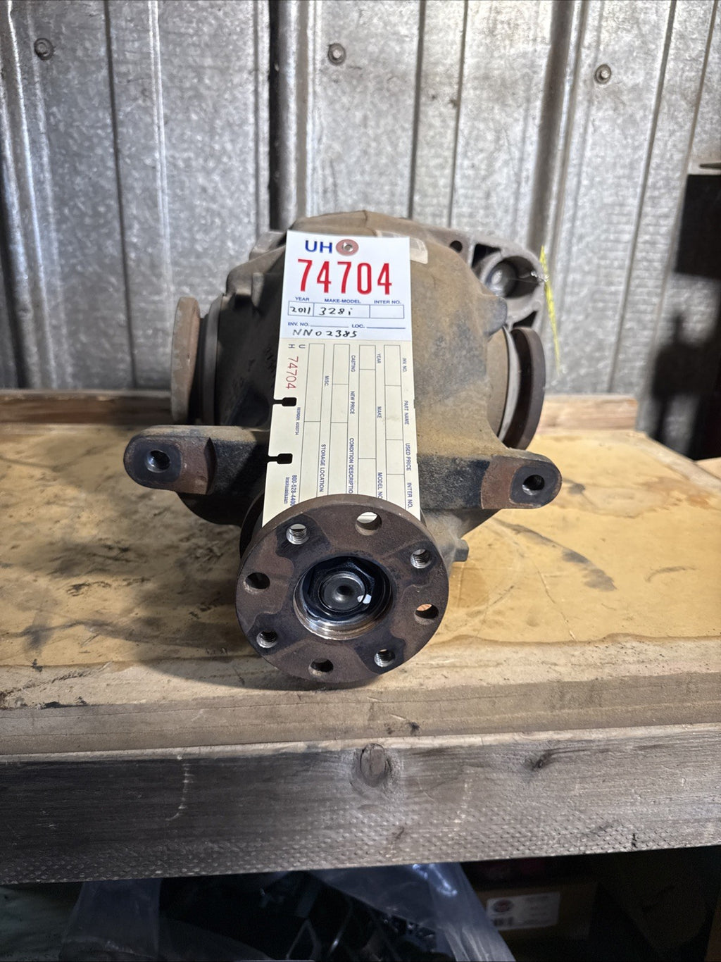 BMW REAR DIFFERENTIAL E90 328I SERIES FINAL DRIVE 3.73 7566237