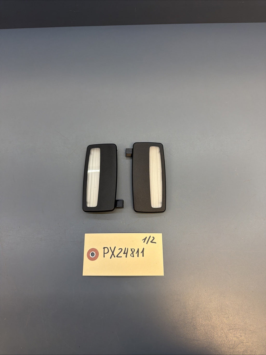 07-13 BMW 328i 335i E93 Front Sunvisior Vanity Light PAIR 6966491 OEM BLACK