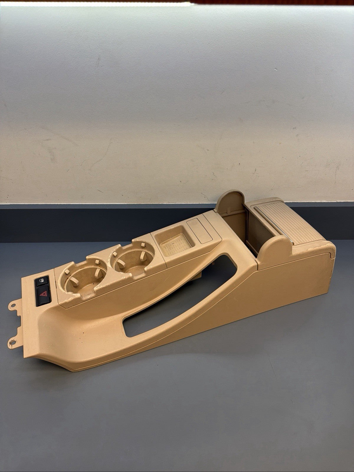 98-06 BMW E46 3 Series Front Center Console Storage Trim Panel Beige 8213680