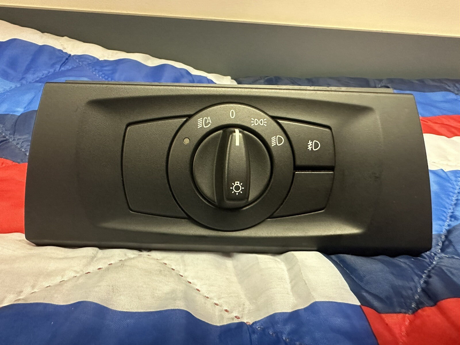 06-08 BMW 335i E90 E88 HEADLIGHT FOG LIGHT CONTROL SWITCH 6938864 OEM