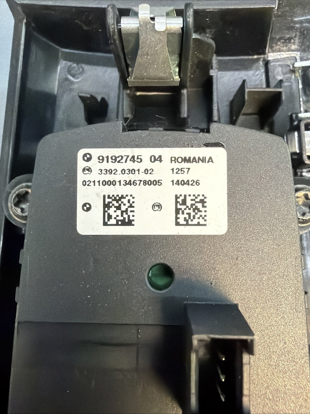 2011-2017 BMW X3 Head Light Switch Control Power 9192745-04 OEM
