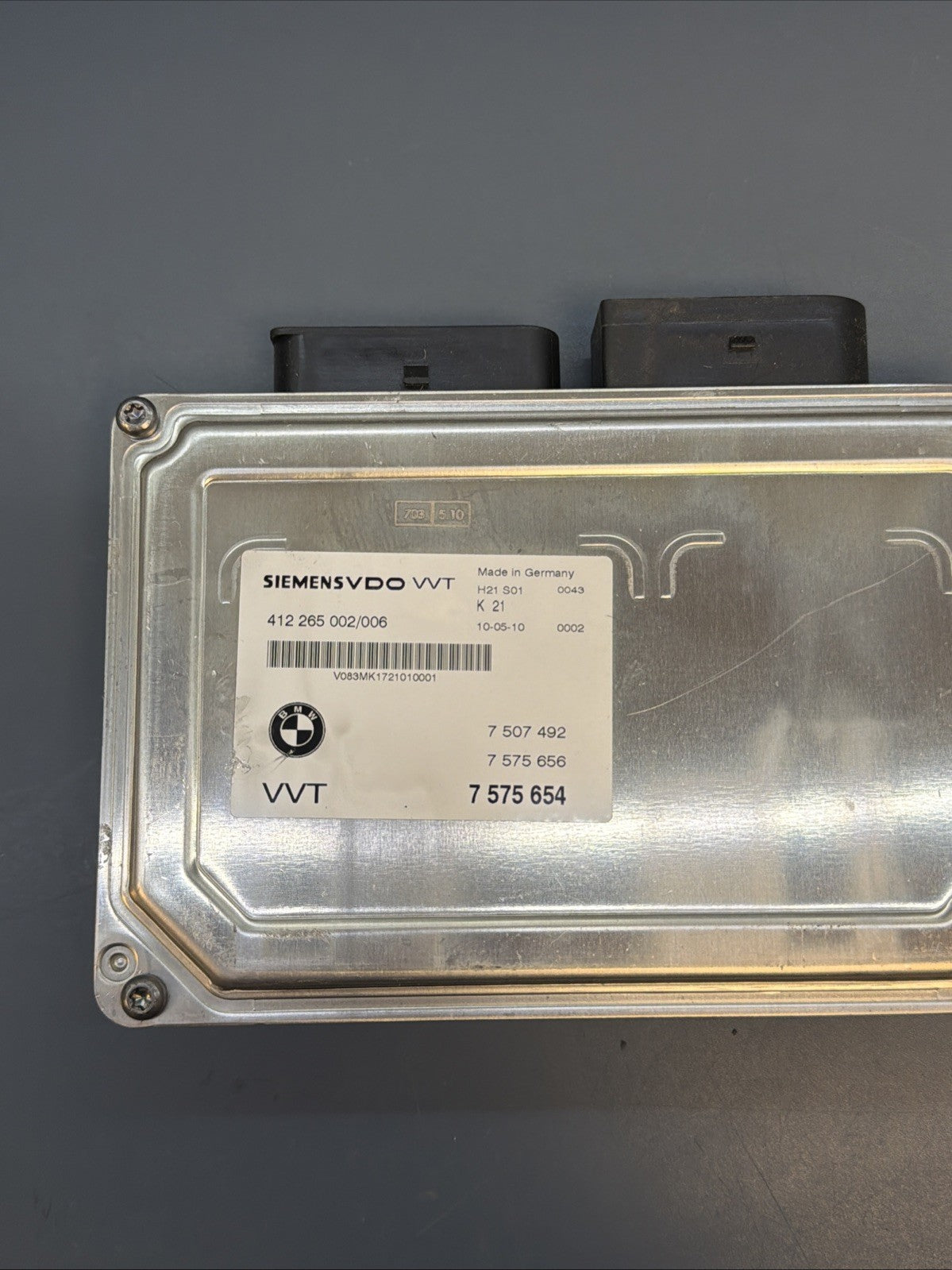 200-2010 BMW 550i 650i E60 E61 E63 Valvetronic Control Module OEM 7575654