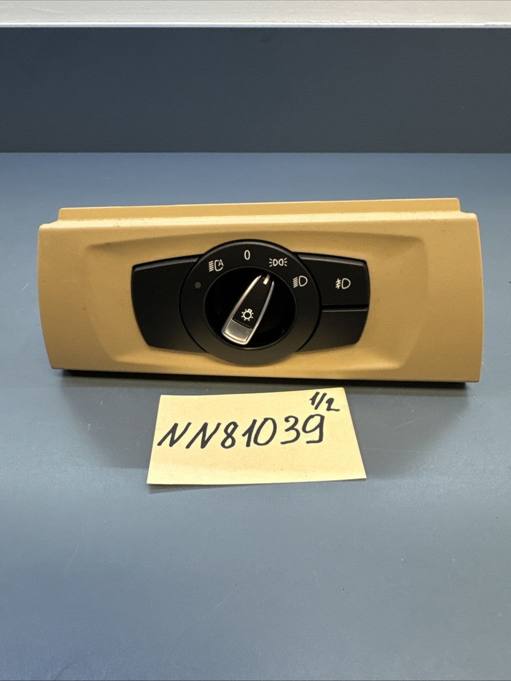 06-11 BMW E90 E92 328i 335d Headlight Control Switch Unit Black 9169398 OEM