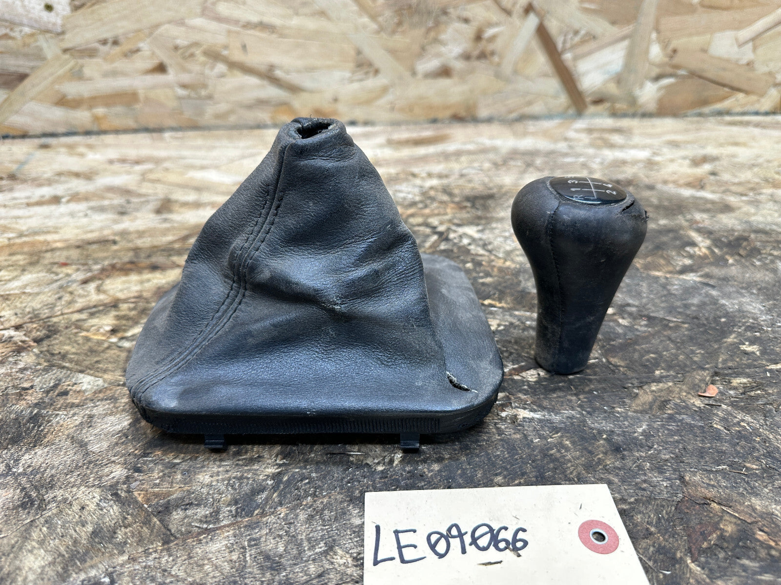 BMW 95-02 E36 E36/7 3 SERIES Z3 torn BLACK SHIFTER BOOT+KNOB
