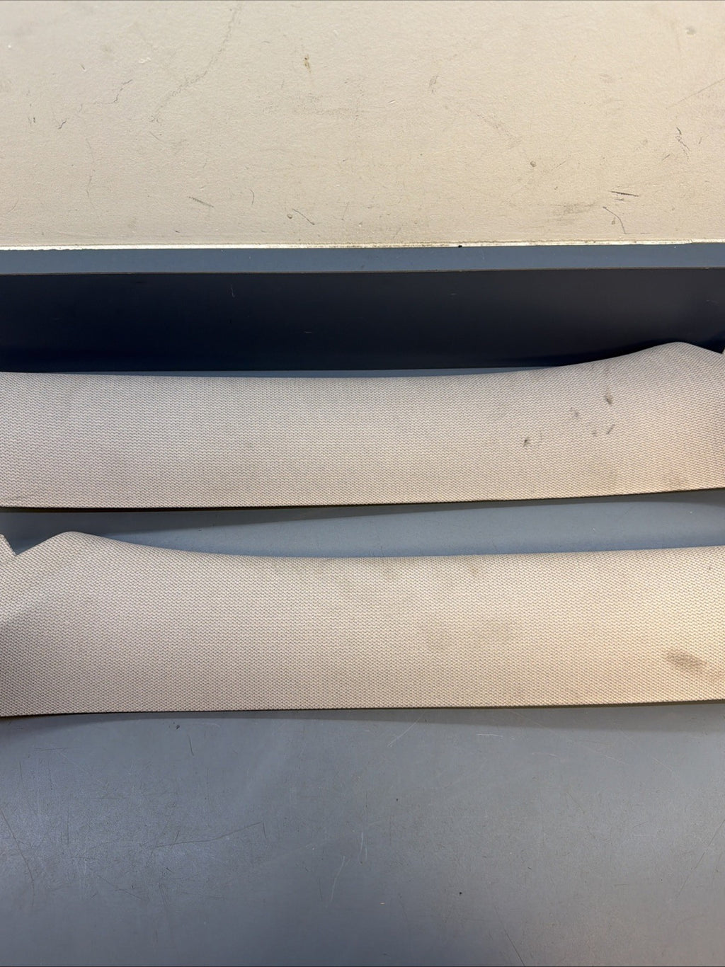 12-16 BMW F30 Front Left & Right A Pillar Trim Panel Cover Grey 7220995 7220996