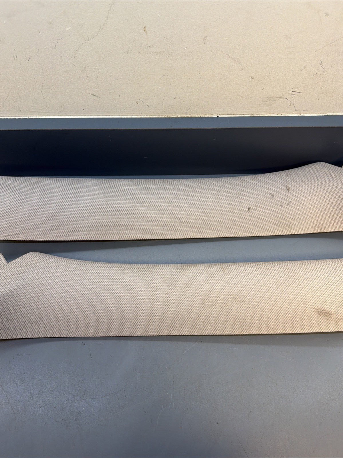 12-16 BMW F30 Front Left & Right A Pillar Trim Panel Cover Grey 7220995 7220996