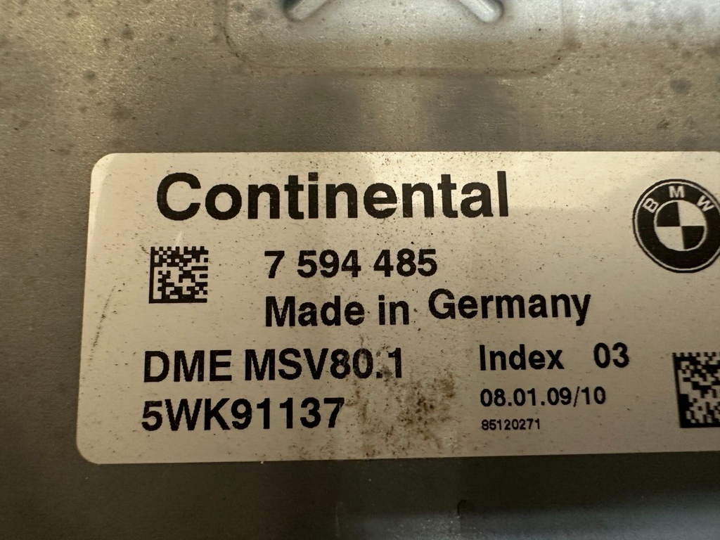 BMW 2009-2013 E90 ECU+CAS(IMMOBILIZER)+KEY VIN MATCHED SET OEM 7594485+9147227