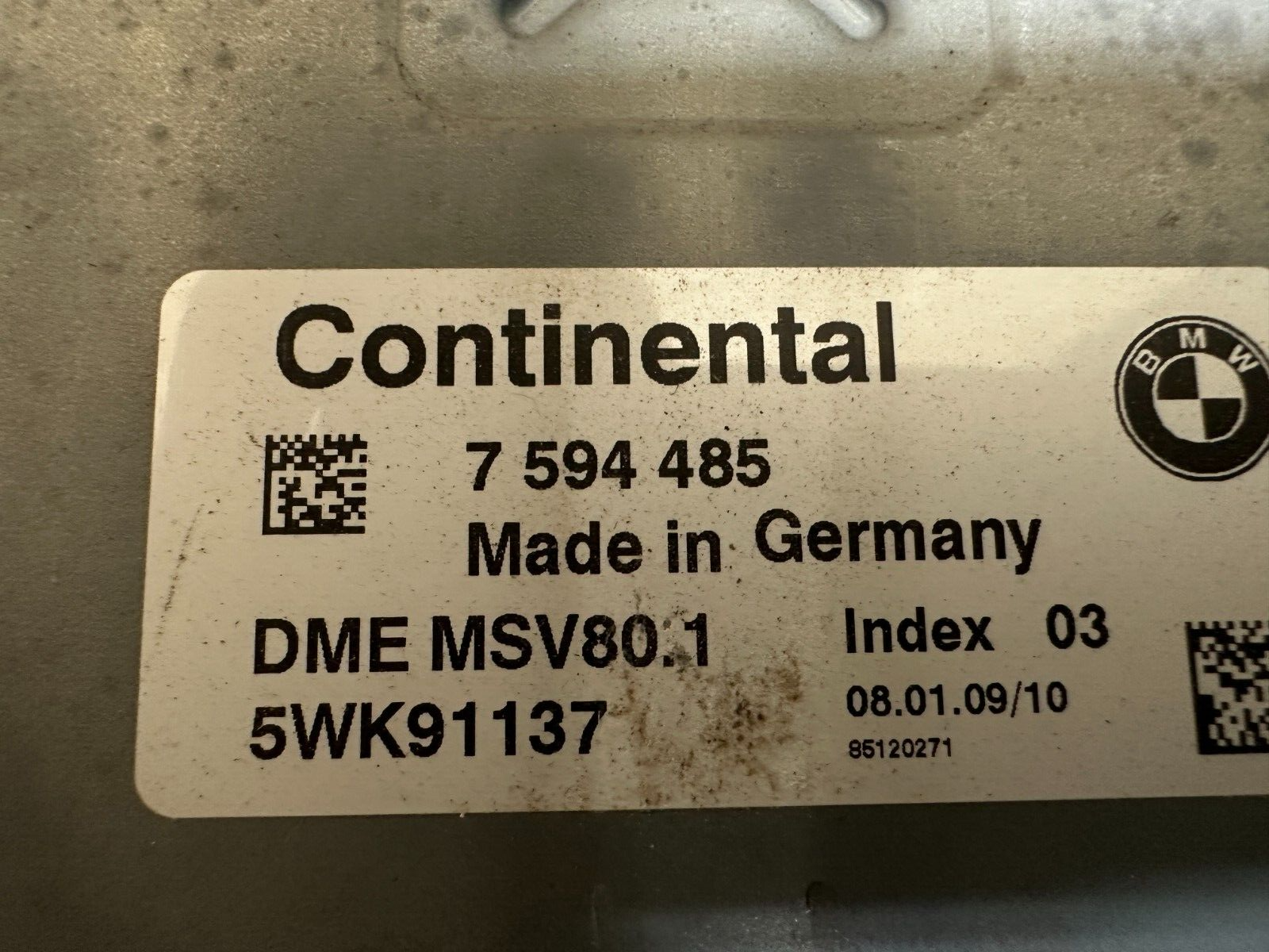 BMW 2009-2013 E90 ECU+CAS(IMMOBILIZER)+KEY VIN MATCHED SET OEM 7594485+9147227