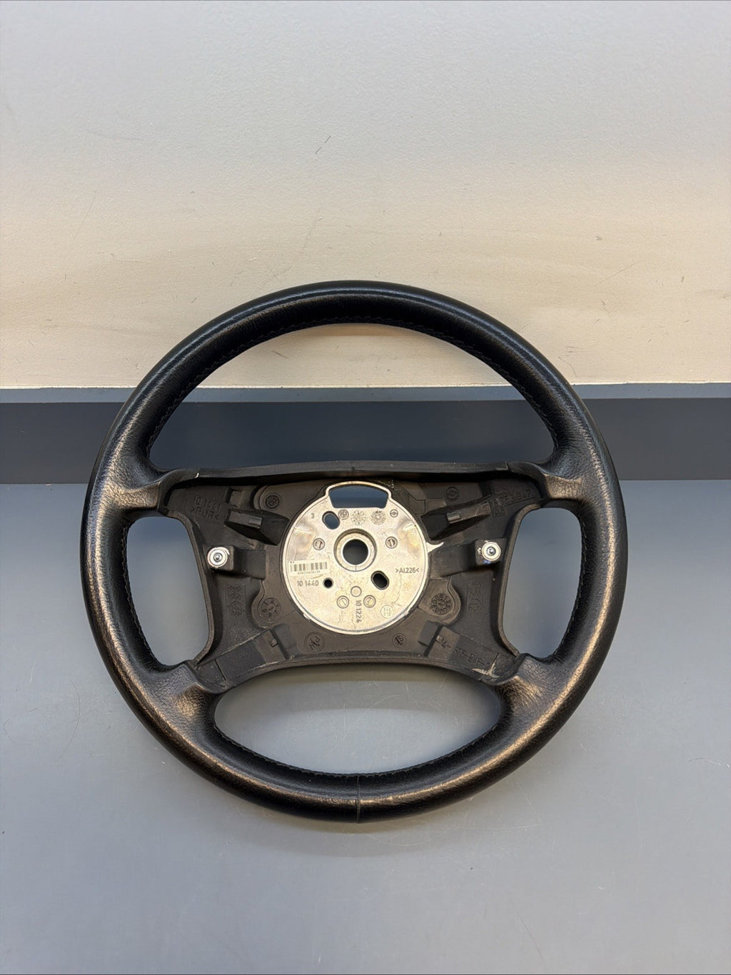 99-06 BMW OEM 330XI STEERING WHEEL W/O CONTROL SWITCHES LEATHER BLACK 6753947