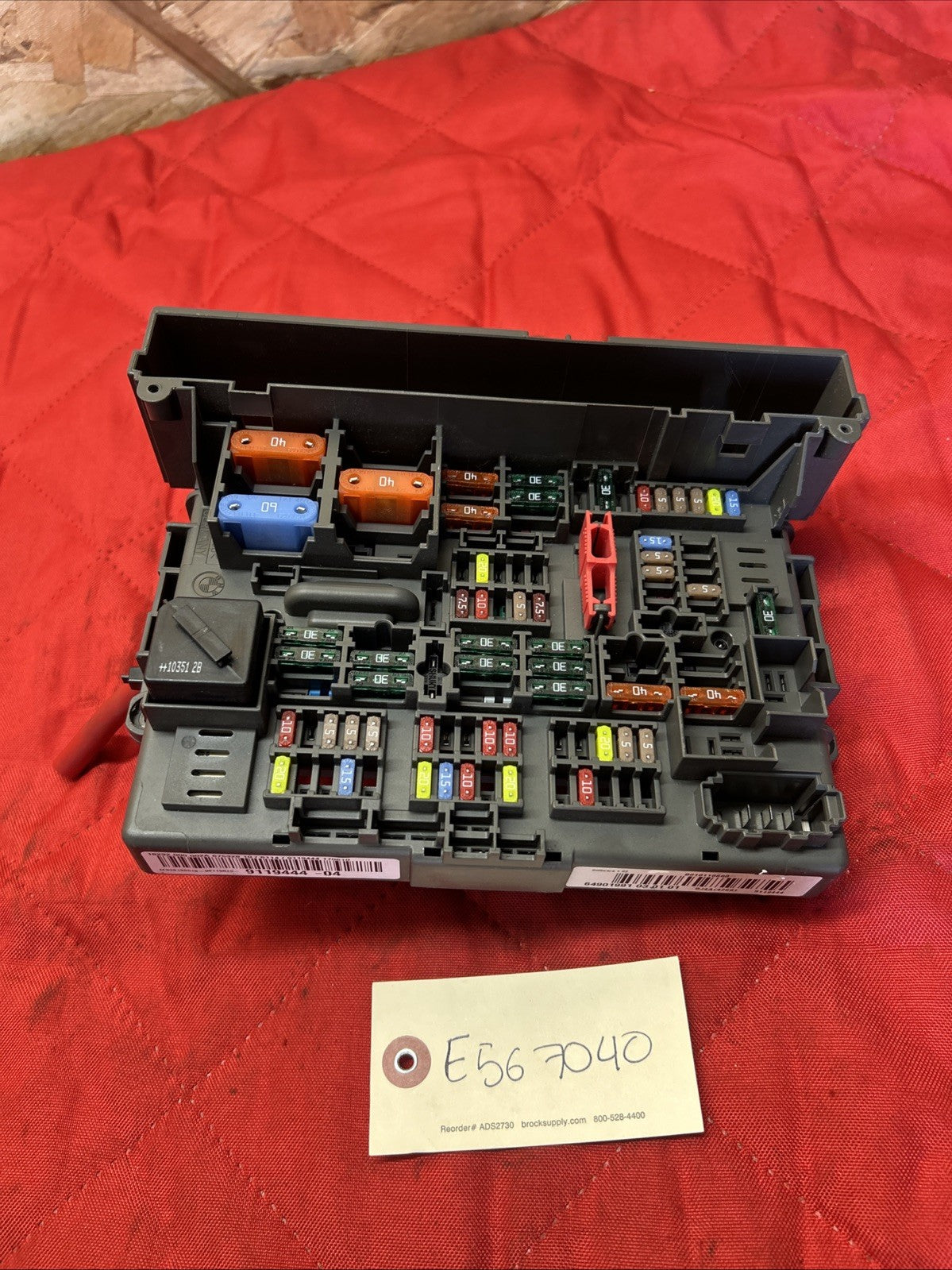 BMW 1 3 X1 Series E90 E91 E84 E87 Fuse Box Front Power Distribution 9119444