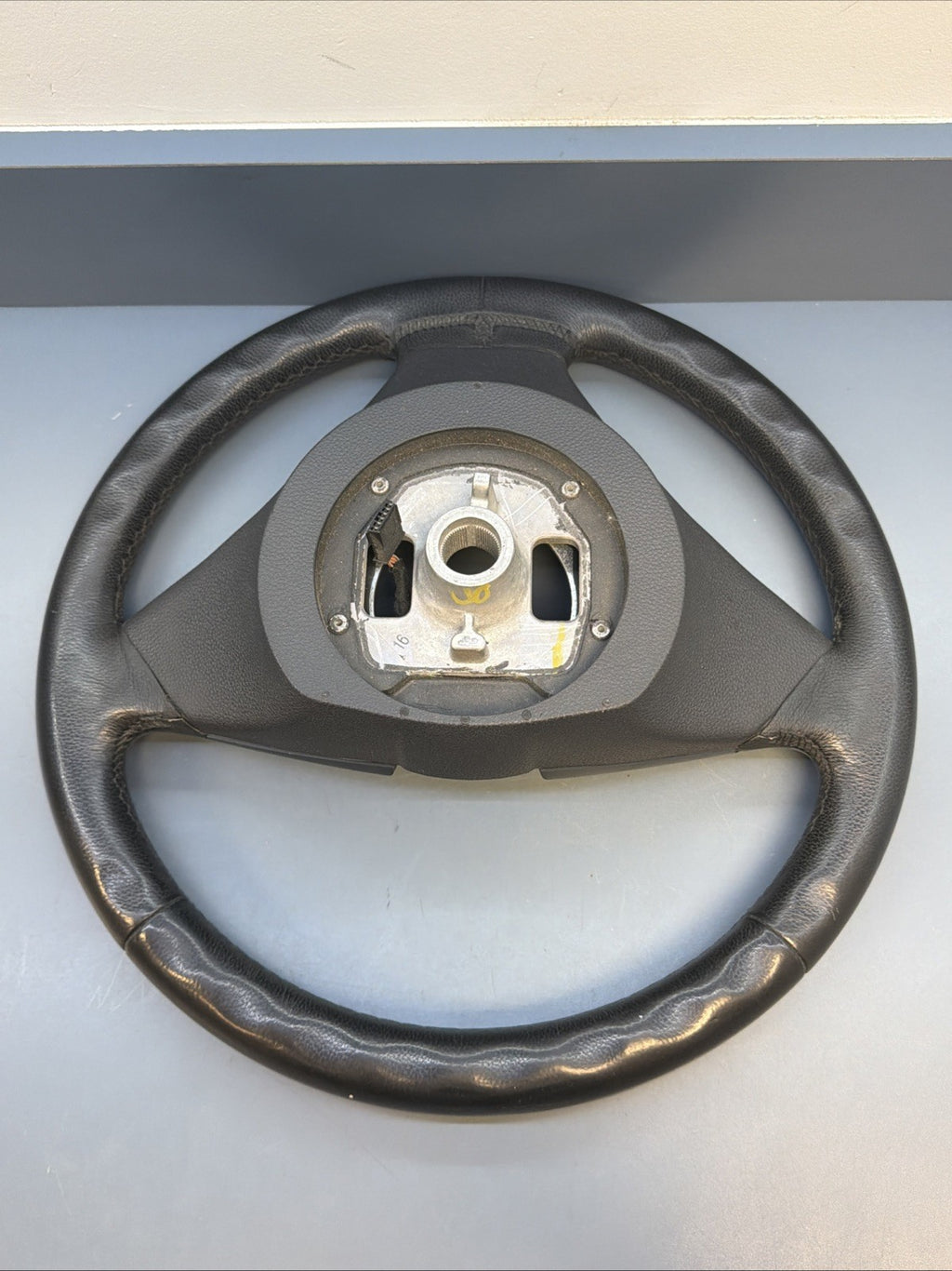BMW 03-10 E60 5 SERIES BLACK LEATHER STEERING WHEEL W/BUTTONS OEM 11008818