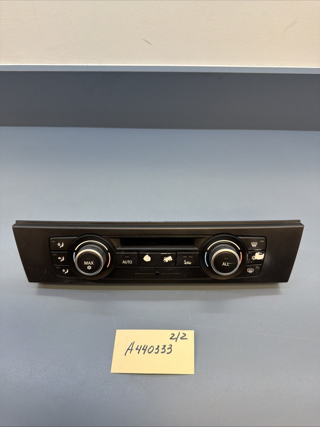 BMW 3 SERIES E90 E91 1 SERIES 06-12 CLIMATE CONTROL PANEL OEM 9221853