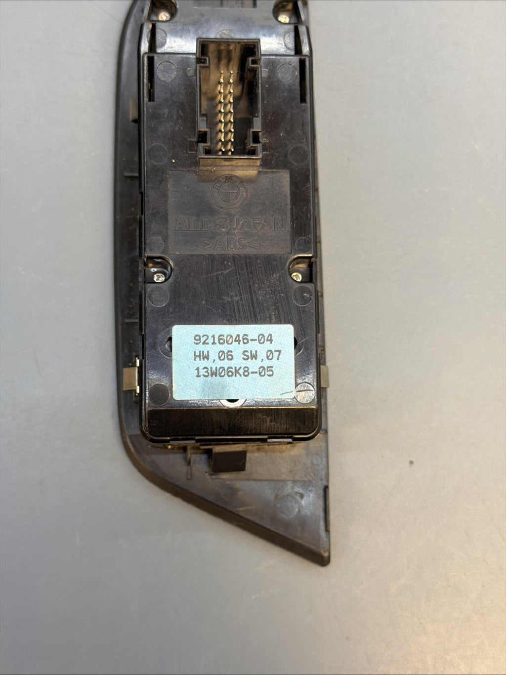 12-15 BMW X1 E84 Front Left Driver Master Window Switch Panel OEM 9216046 BLACK