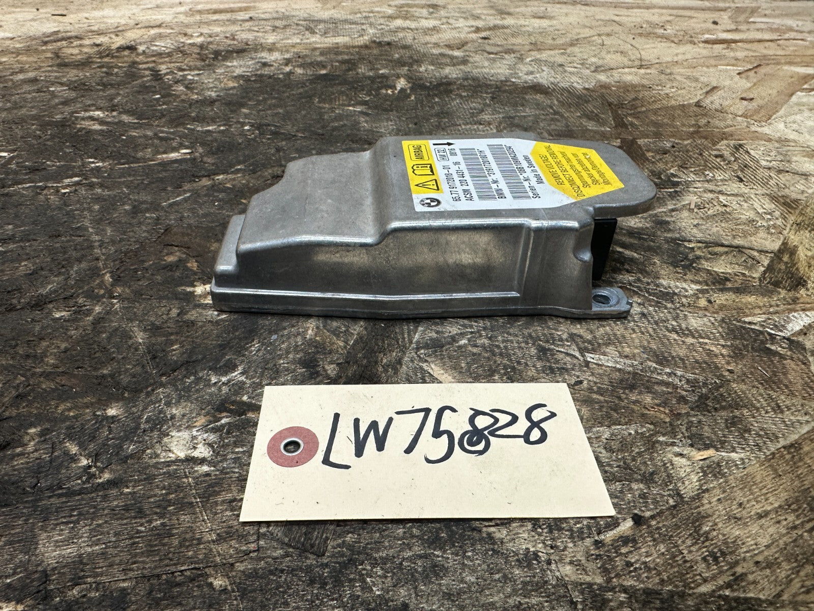 BMW 2002-2010 E60 E85 5 SERIES Z4 SRS CONTROL MODULE CRASH SENSOR OEM 9172018