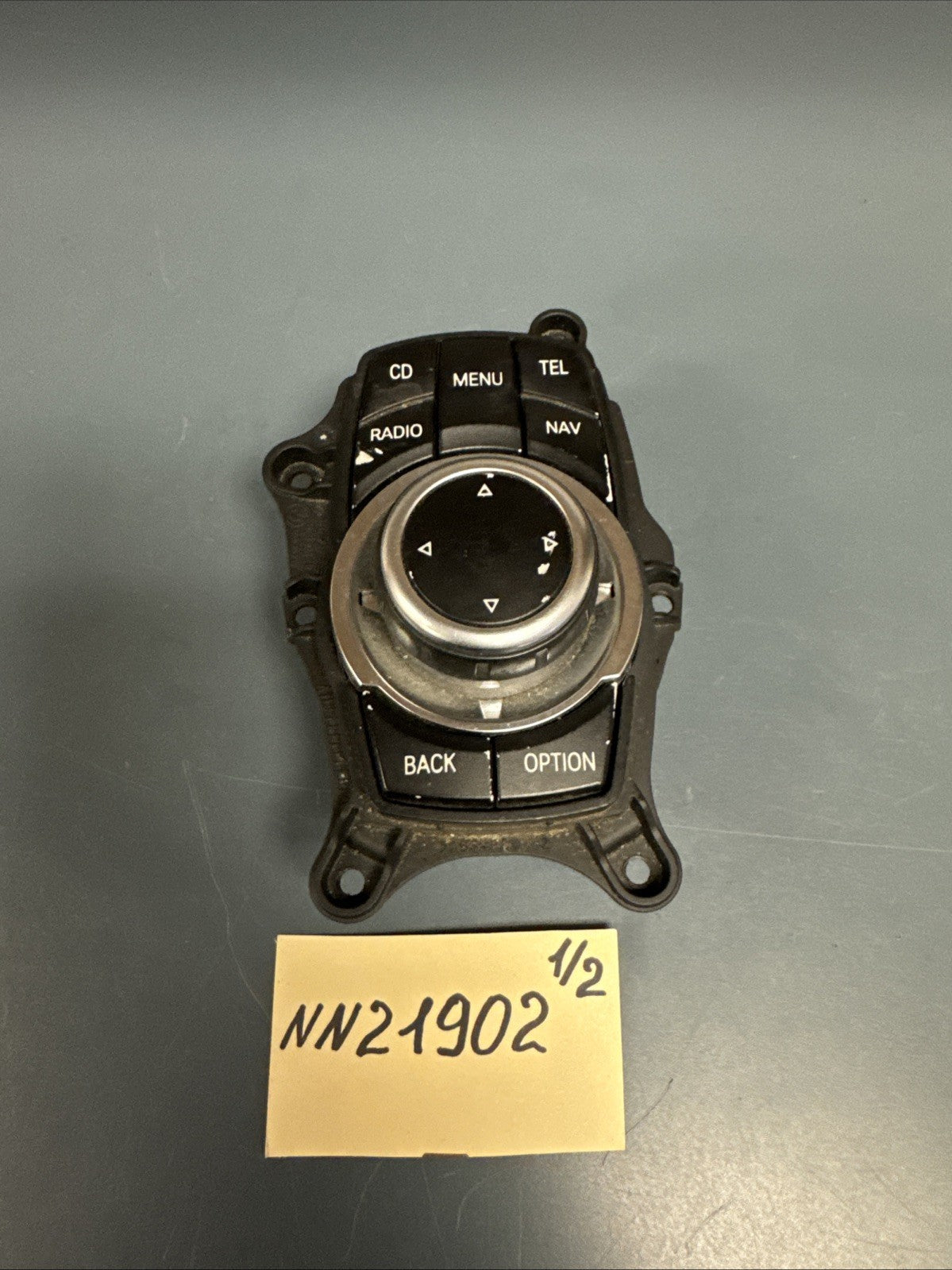 09-13 BMW E82 E88 E90 E92 E93 X5 X6 iDrive Control Knob Switch 4 Pin 9249439 OEM