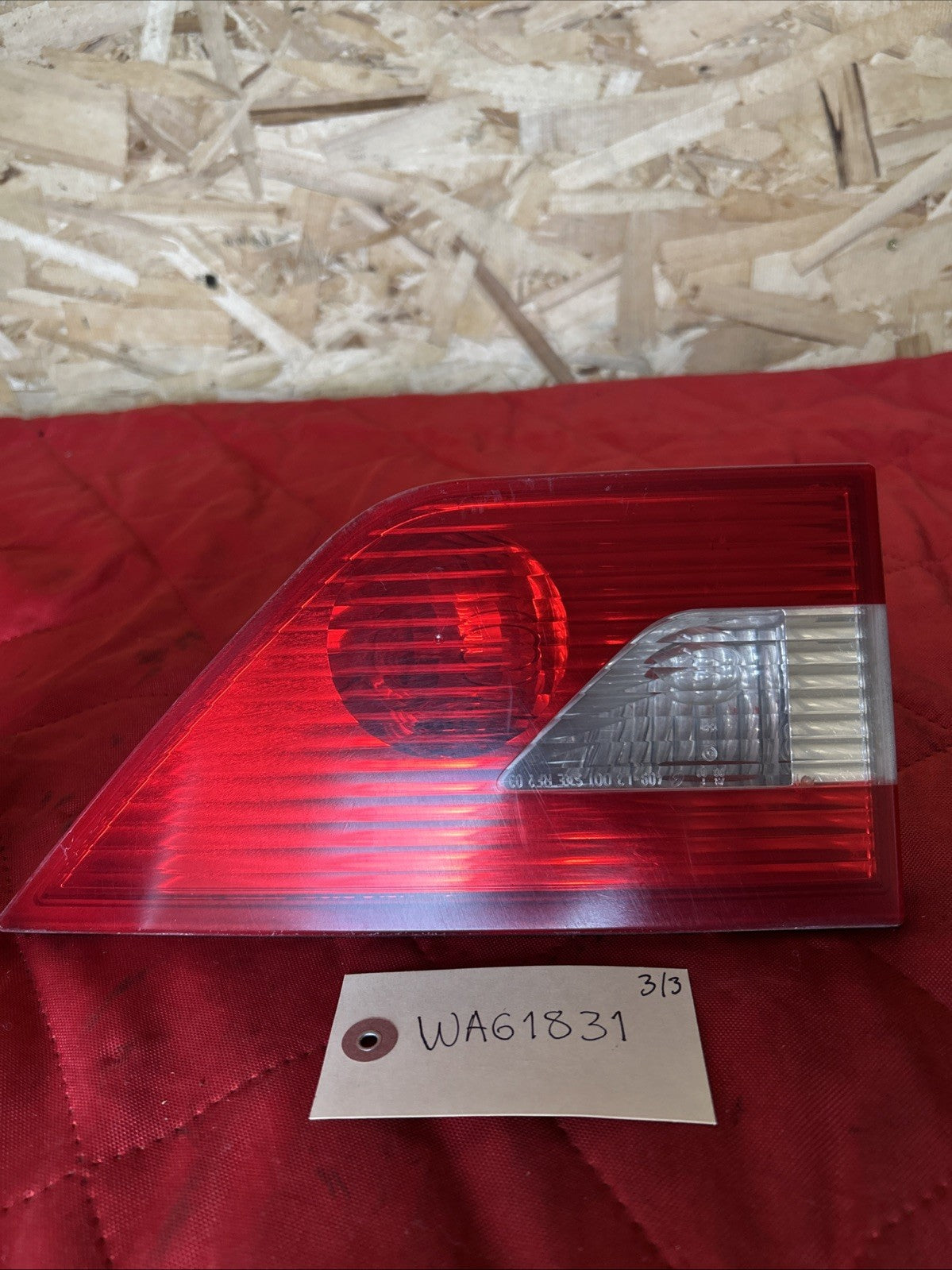 OEM BMW 2004-2006 BMW X3 3.0L Tail Light Lamp Left Driver Lid Mount 3414013