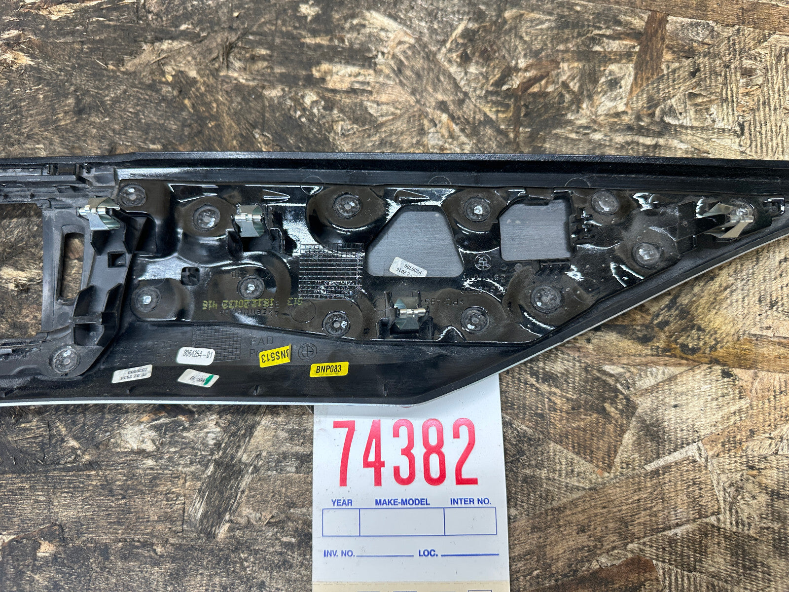BMW 2012-2015 F30 F32 3 4 SERIES CENTER DASH VENT TRIM SILVER BROKEN OEM 8064254