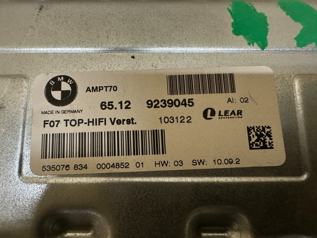 BMW E70 E71 E89 X5 X6 Z4 SERIES TOP HiFi SYSTEM AUDIO AMPLIFIER 9239045