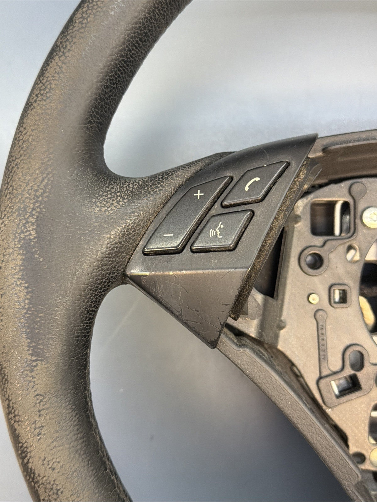 BMW 03-10 E60 5 SERIES SPORT BLACK LEATHER STEERING WHEEL OEM 11008818