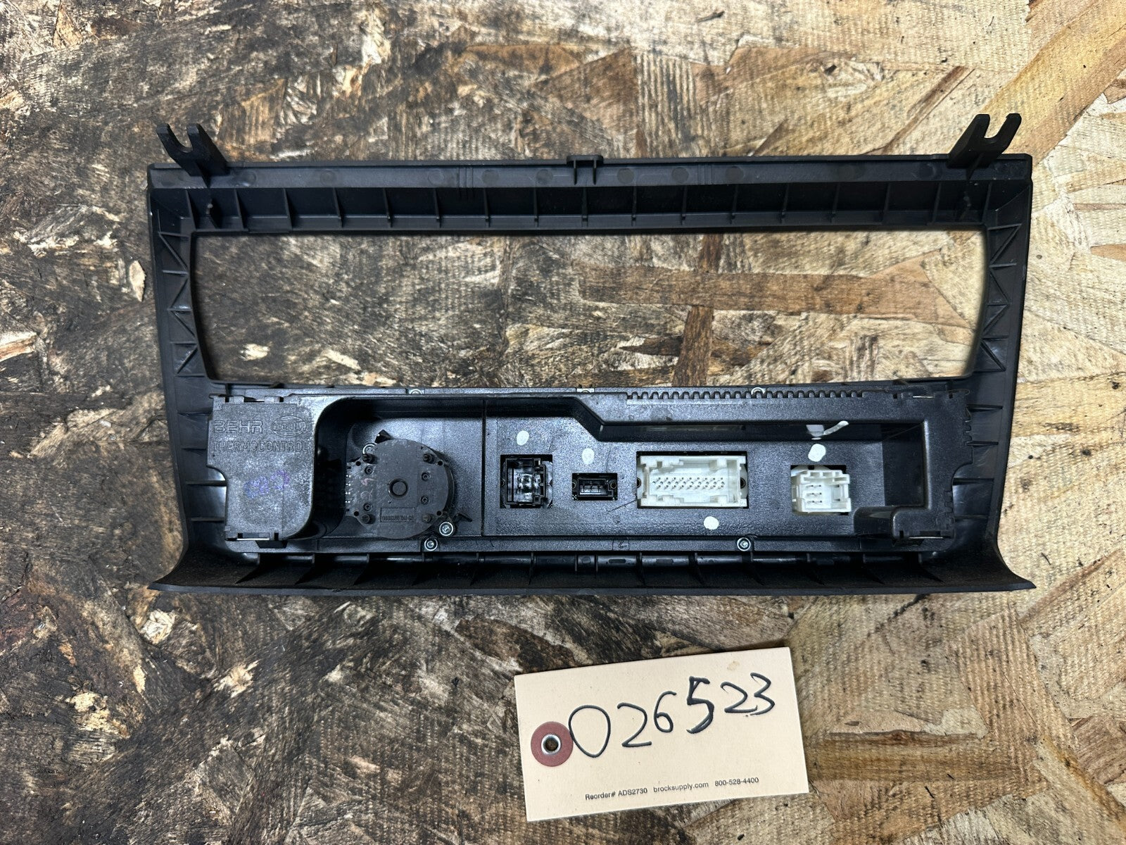 BMW 03-10 E83 X3 FRONT CENTER CONSOLE CLIMATE CONTROL PANEL BLACK OEM 3417544