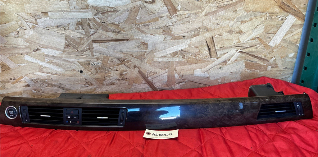 D 06-11 BMW E90 328i 335i Dash Board Trim Panel Front Upper Center 7132851 OEM