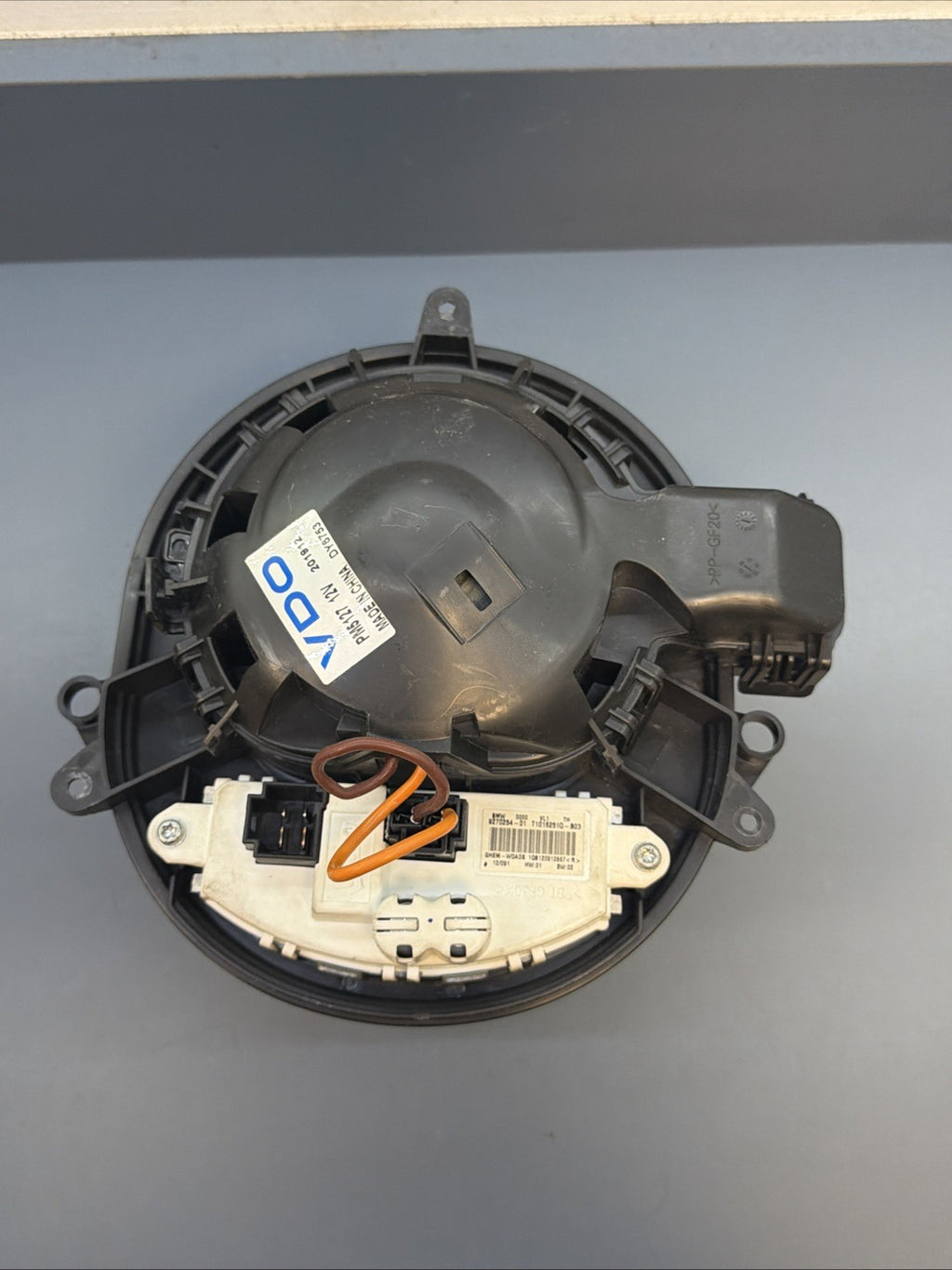 12-2016 BMW 328i 320i air CLIMATE CABIN AC BLOWER FAN 9270254-01 OEM