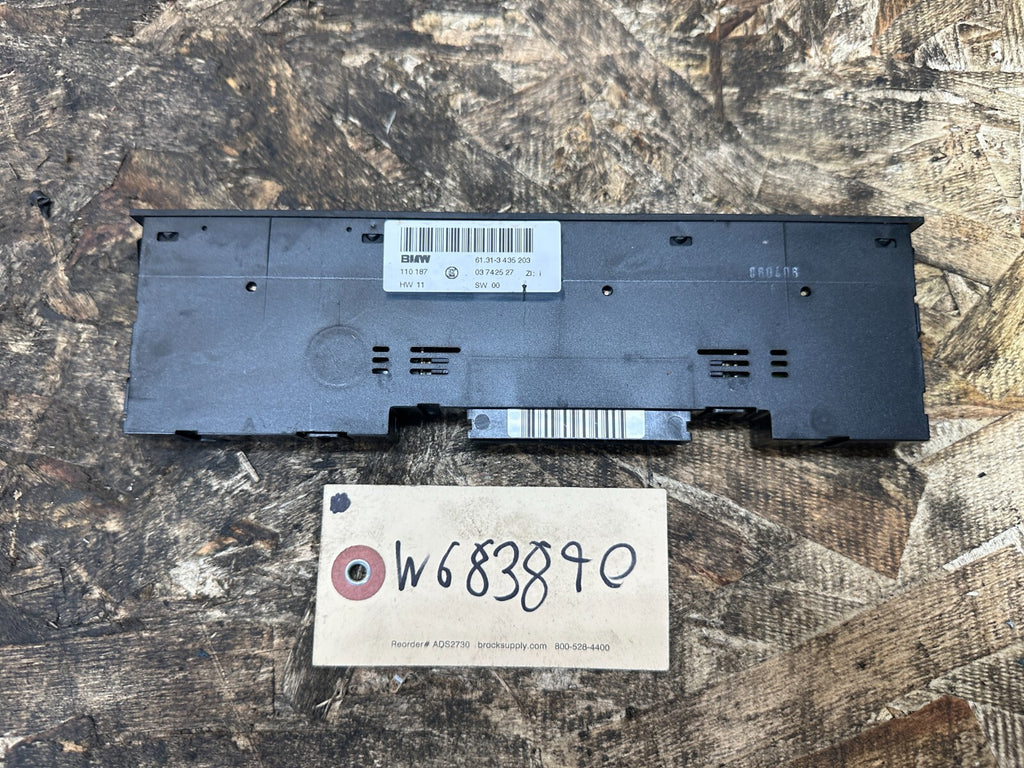 BMW 03-10 E83 X3 CENTER CONSOLE HEATED SEATS HILL DESCENT PANEL 3435203/3435201