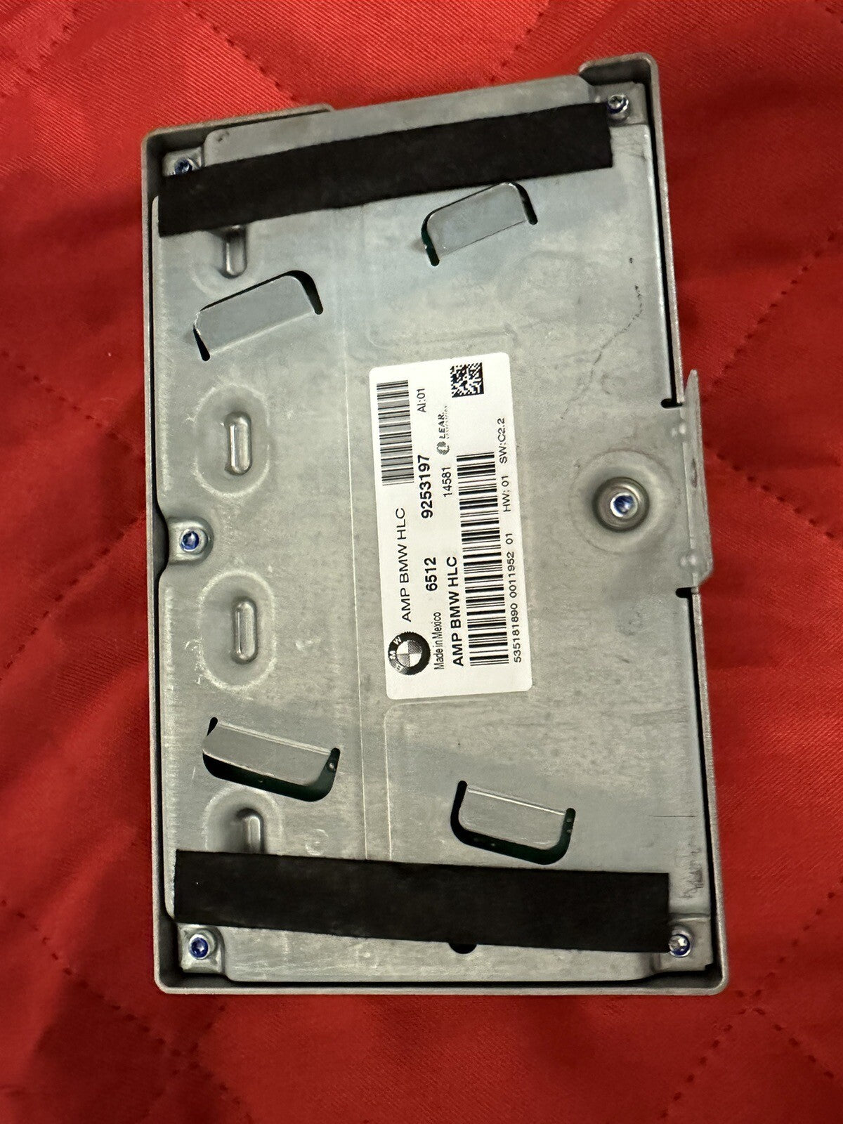 09-13 BMW X5 35iX E70 LCI SUV RADIO STEREO MEDIA AUDIO AMP AMPLIFIER OEM 9253197