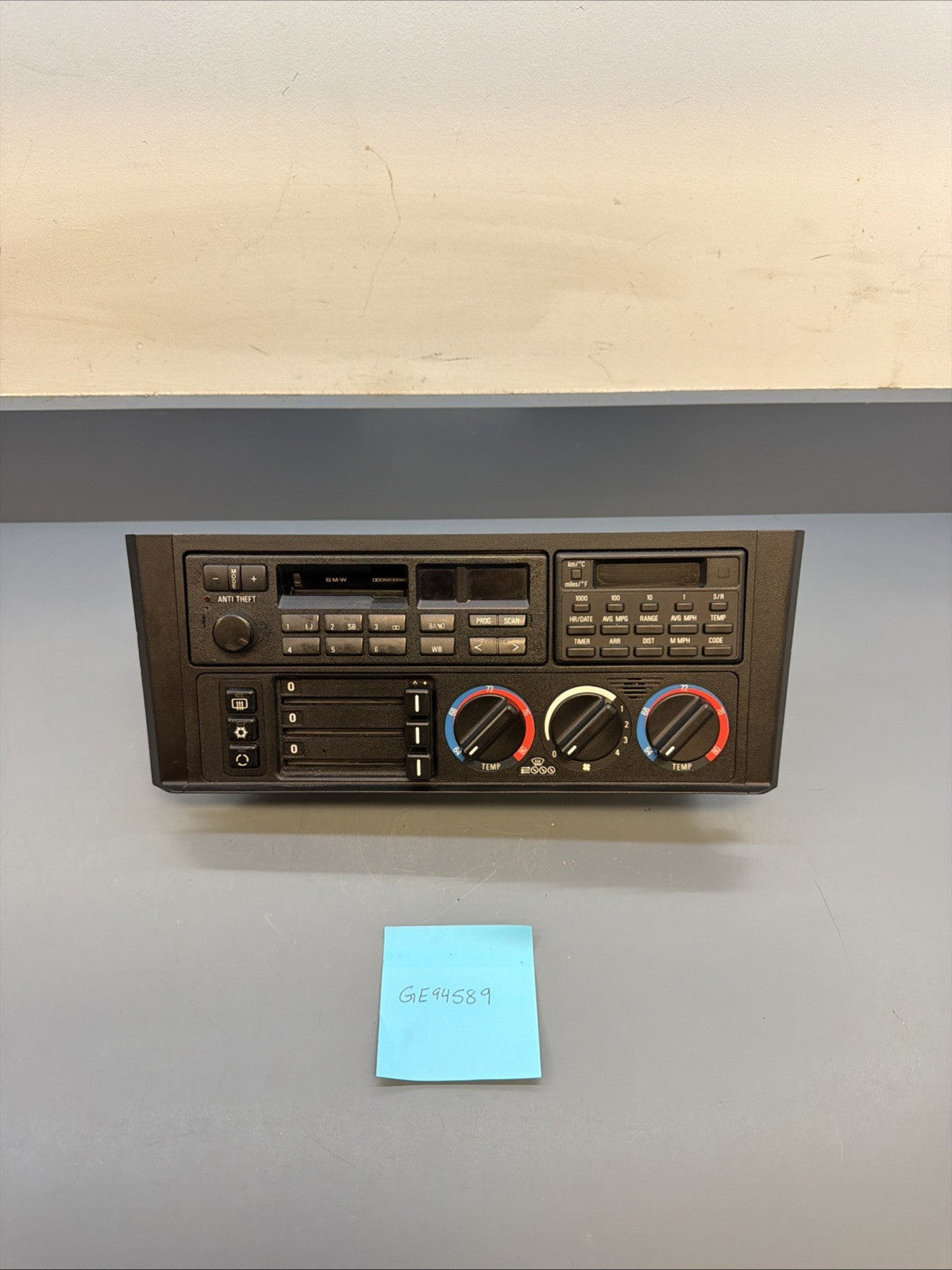 87-96 OEM BMW 530i E34 CLIMATE CONTROL UNIT AC HEATER 8351112
