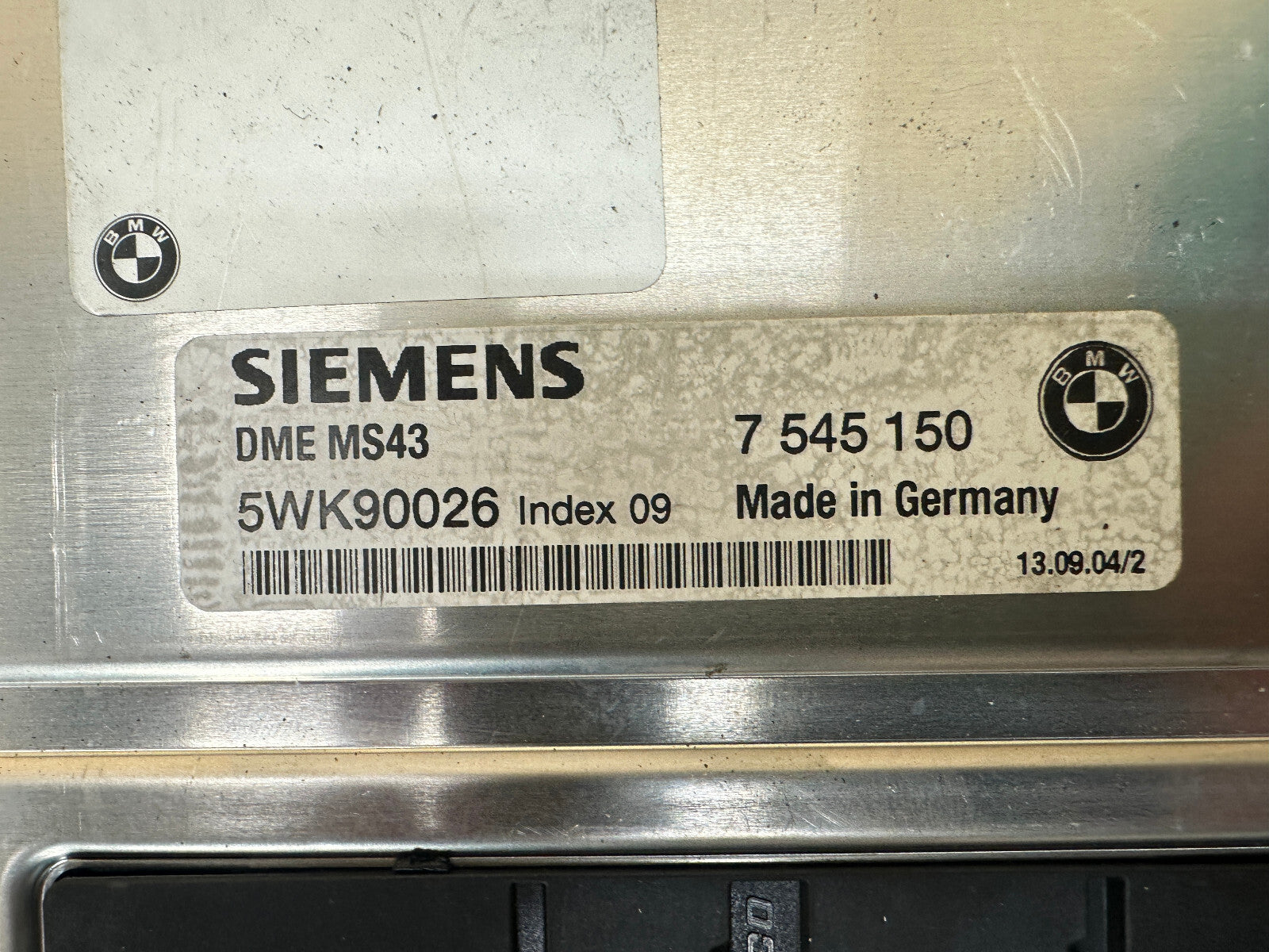 BMW 99-06 3 5 SERIES X5 Z3 M54 3.0 ENGINE ECU+CAS+KEY  SET 7545150 MS43