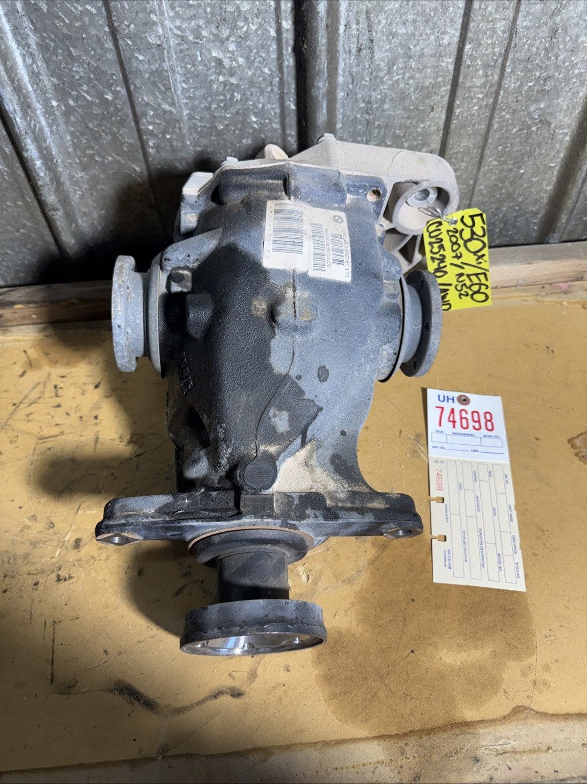 BMW REAR DIFFERENTIAL 5 530XI E60 SERIES  FINAL DRIVE 3.73 7528314