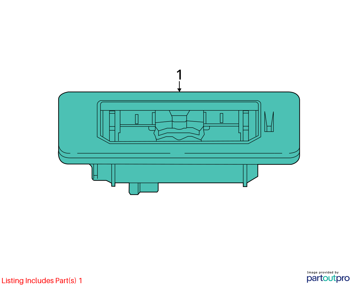 BMW 535i 335i F10 F30 E90 LED Rear License Plate Light 7193293 SET OF 2