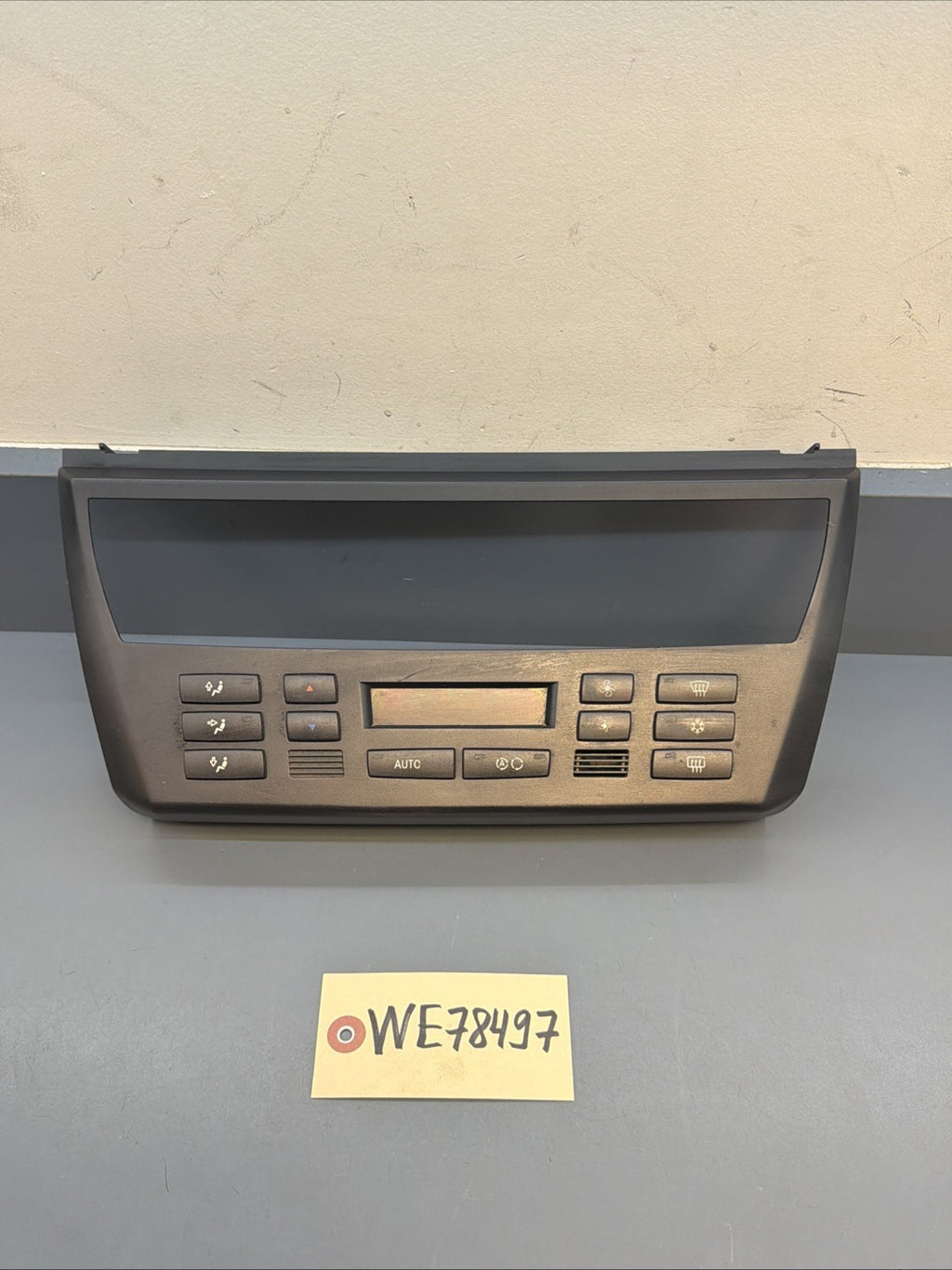 BMW 2003-2010 E83 X3 AC HEATER CLIMATE CONTROL PANEL TRIM BLACK OEM 3443981