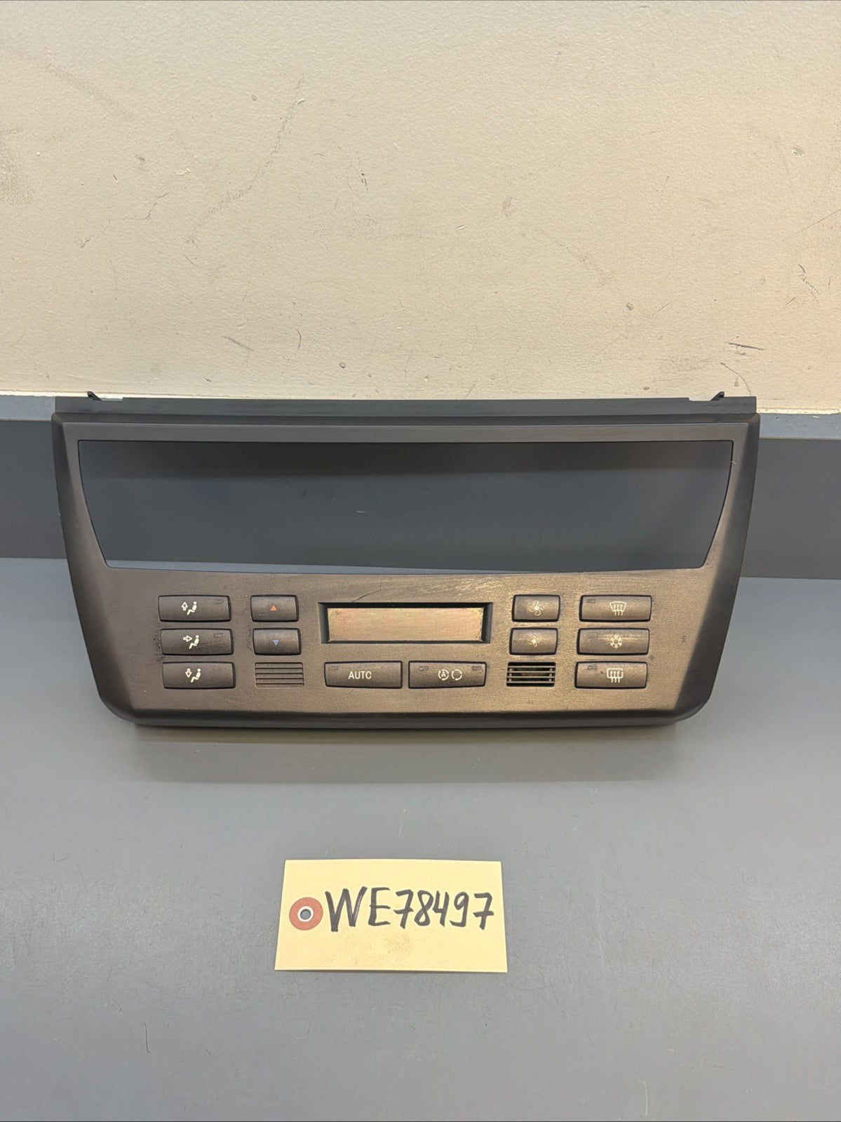 BMW 2003-2010 E83 X3 AC HEATER CLIMATE CONTROL PANEL TRIM BLACK OEM 3443981