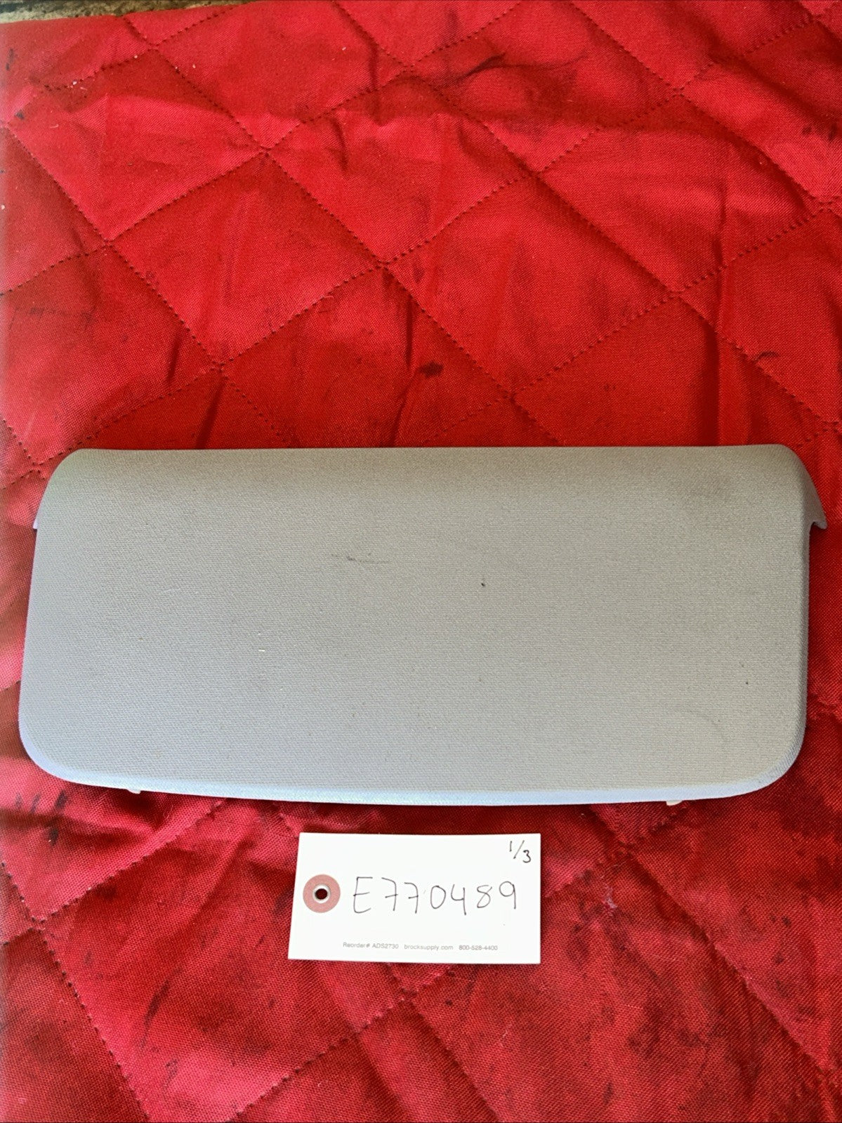 07-13 BMW 3 SERIES E92 E93 COUPE HEADLINING REAR BRAKE COVER GREY 7139298