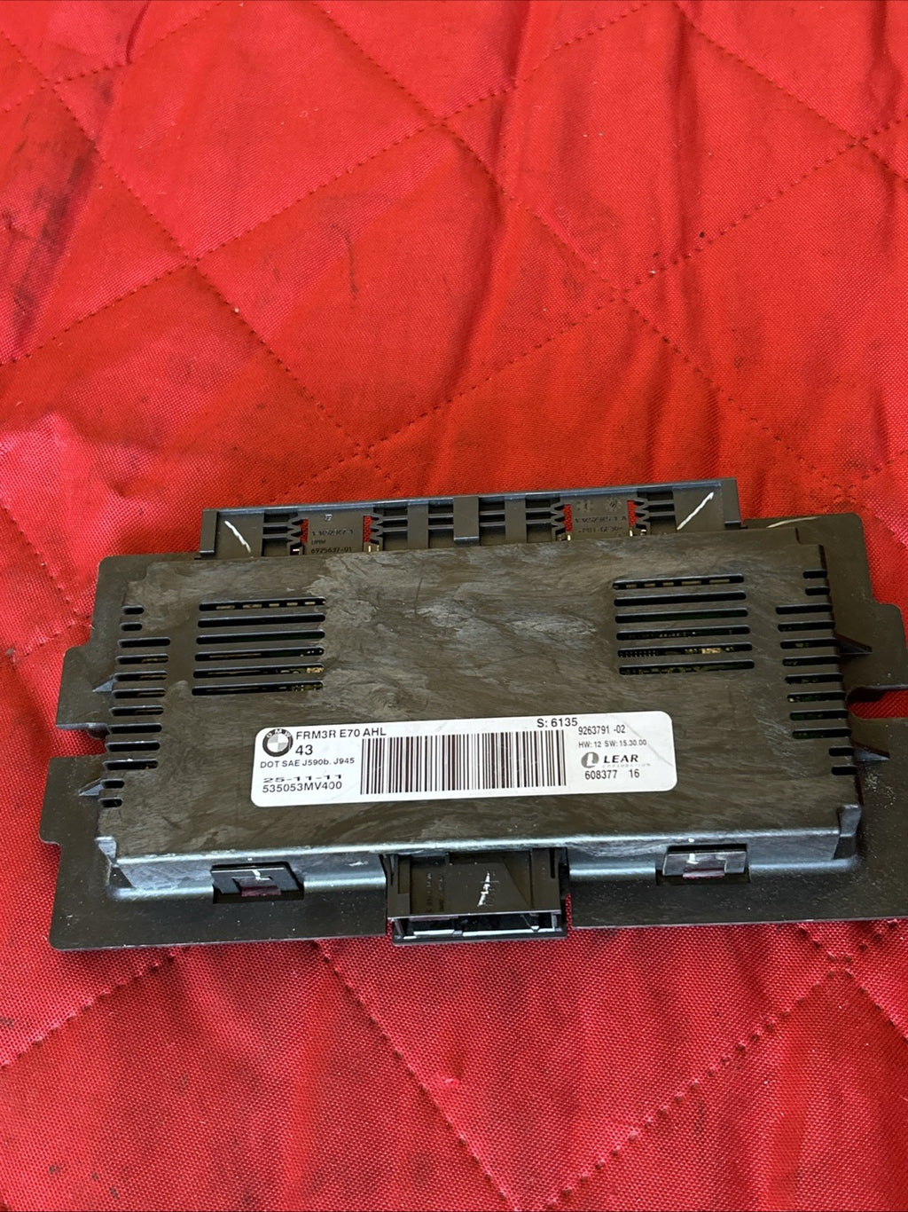 2011-2013 BMW X5 E70 X6 E71 FRM FRM3 Footwell Light Control Module OEM 9263791