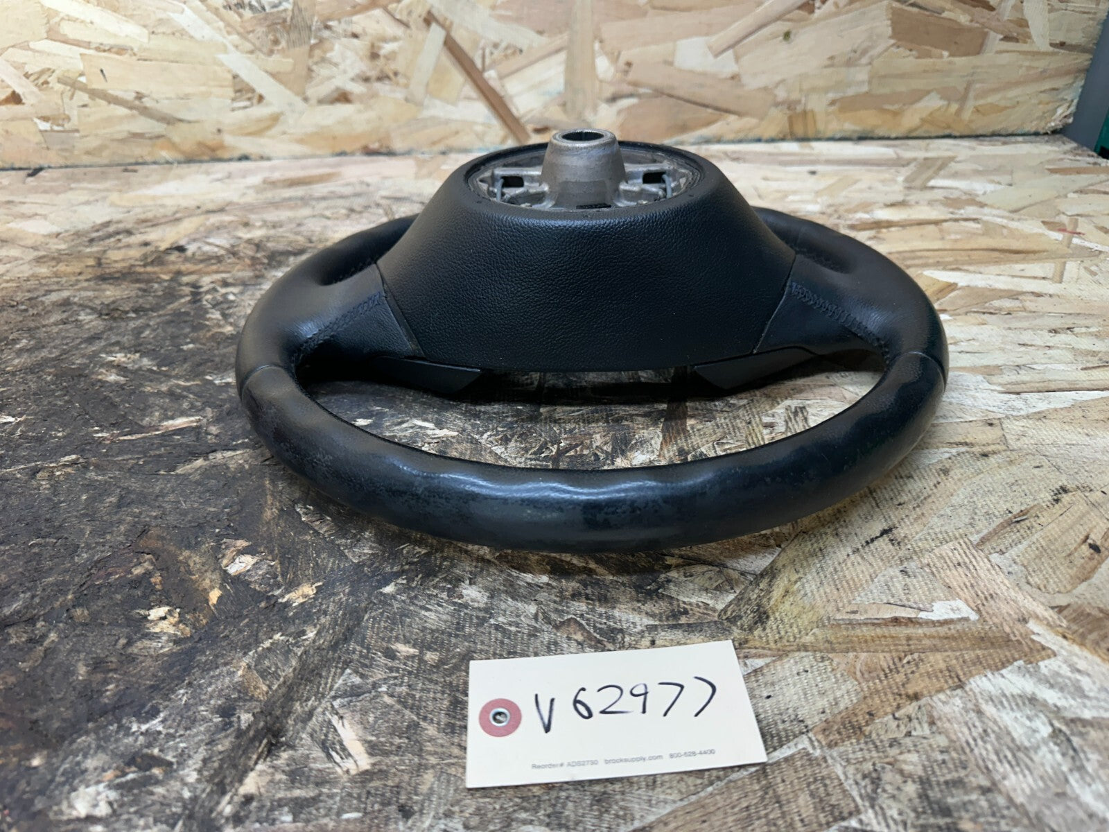 BMW 2006-2012 E90 E9X 3 SERIES BLACK LEATHER STEERING WHEEL OEM 3375E901