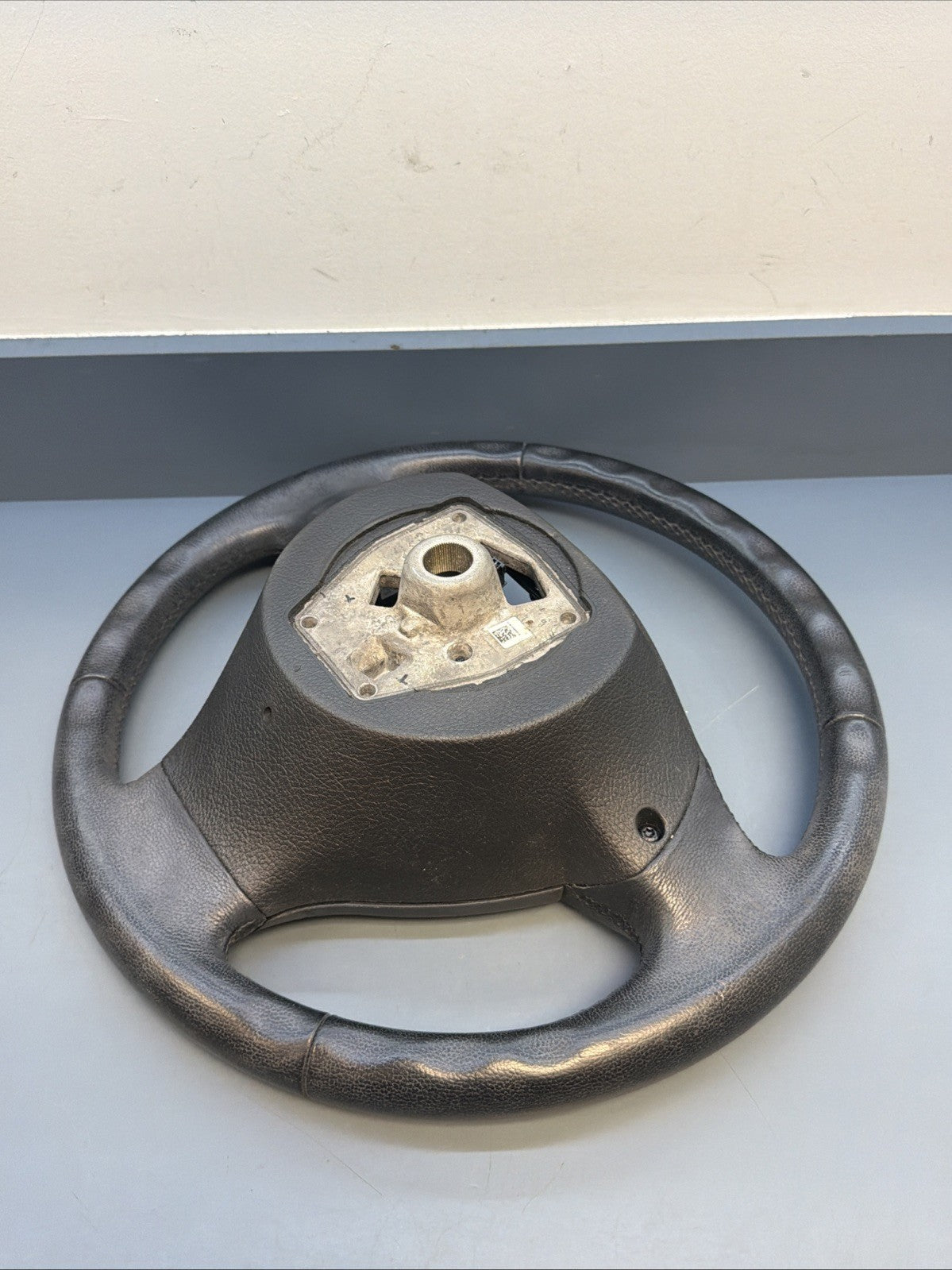 11-16 BMW 528i 535i 550i F10 Black Leather Steering Wheel OEM 9229479