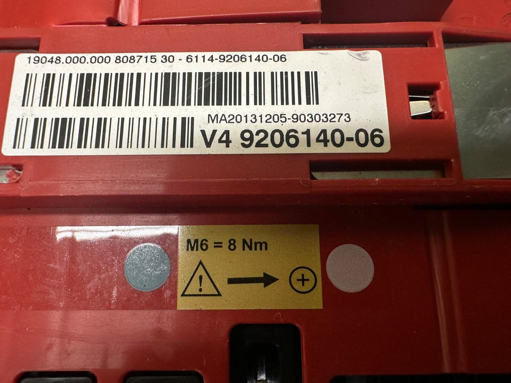 BMW 2011-2017 F25 X3 BATTERY POSITIVE TERMINAL JUNCTION BOX OEM 9206140