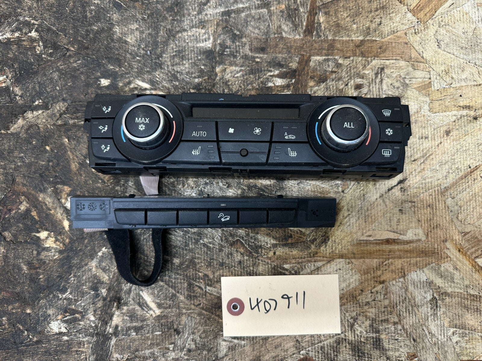 BMW 06-12 E90 CLIMATE CONTROL PANEL+HILL DESCENT MODULE OEM 9224546+6962612